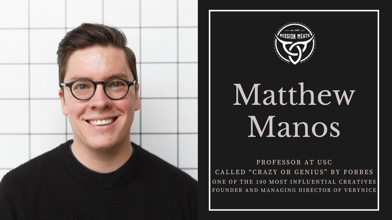 LIVE YOUR MISSION | #014: Creative Problem Solving with Matthew Manos, founder of verynice